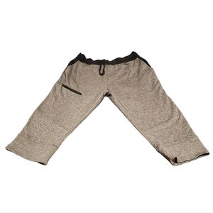 Men's Large 3/4 Length Gray Champion Joggers